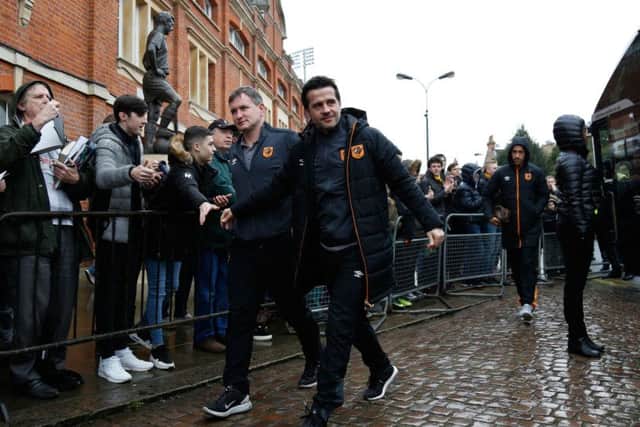 Hull City manager Marco Silva arrives at Craven Cottage. Picture: Paul Harding/PA
