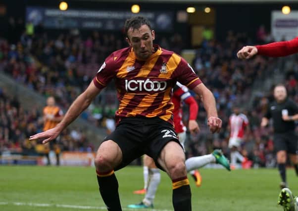ON TARGET: Bradford City's Rory McArdle. Picture: Simon Bellis/Sportimage