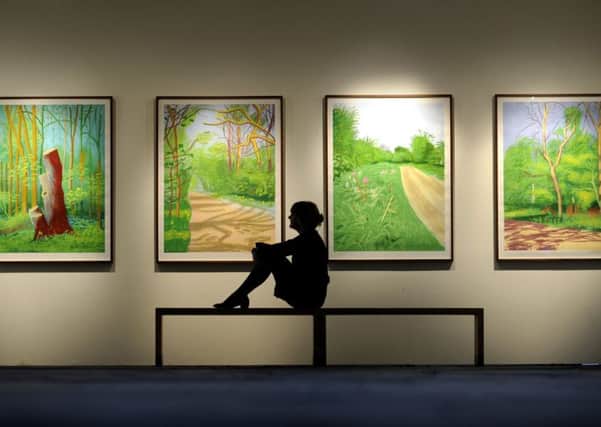 The Arrival of Spring Exhibition by artist David Hockney. Picture by Simon Hulme