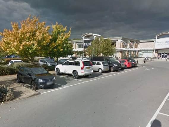 The incident took place in the car park of the St James Retail Park in Knaresborough. Picture: Google