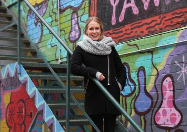 Lucy Beaumont on Humber Street. Picture Georgina Leslie/BBC.