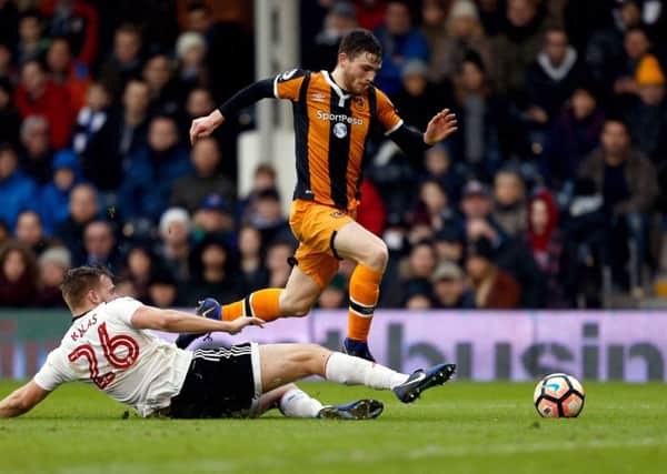 Hull City's Andrew Robertson waiting for move to Burnley