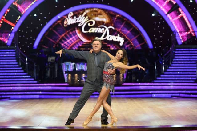 Ed Balls and Katya Jones during a photocall for the launch of Strictly Come Dancing Live Tour