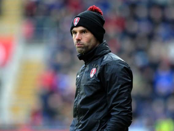 Fuming: Paul Warne let rip at Rotherham's poor performance at Nottingham Forest