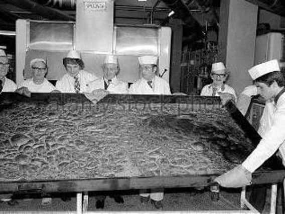 A former world record-breaking pie, 1975