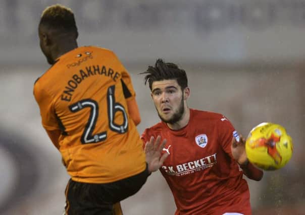 Alex Mowatt: Apologised to team-mates at half-time following red card on his debut. (Picture: Bruce Rollinson).