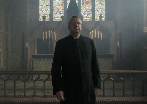 The actor Mark Williams makes a fine Father Brown.