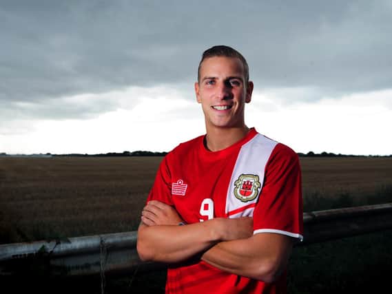 Former Farsley player Adam Priestley played for Gibraltar in the Euro 2016 qualifiers