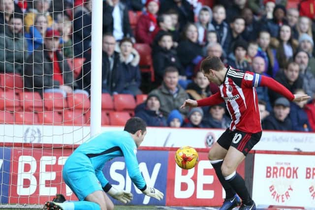 Billy Sharp gave Sheffield United the lead inside two minutes (Sportimage)