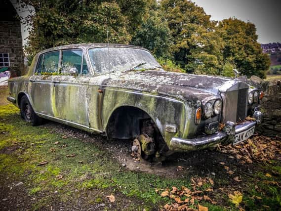 An old Rolls Royce has been sitting in a farmyard on the outskirts of Sheffield for more than 30 years.  Picture: Ross Parry  Agency