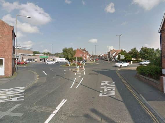 The collision took place at the Thirsk Road roundabout near Tesco last week. Picture: Google