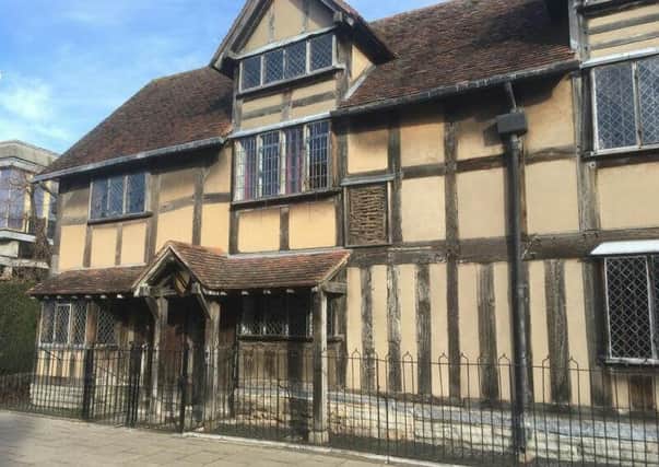 Top attraction: The birthplace of William Shakespeare on Henley Street, Stratford-upon-Avon. Picture: Robert Gledhill