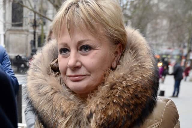 Ukip politician Jane Collins, MEP for Yorkshire and North Lincolnshire, leaves the Royal Courts of Justice