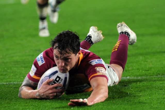 Scott Grix, in action for Huddersfield Giants during his seven-year spell at the club.