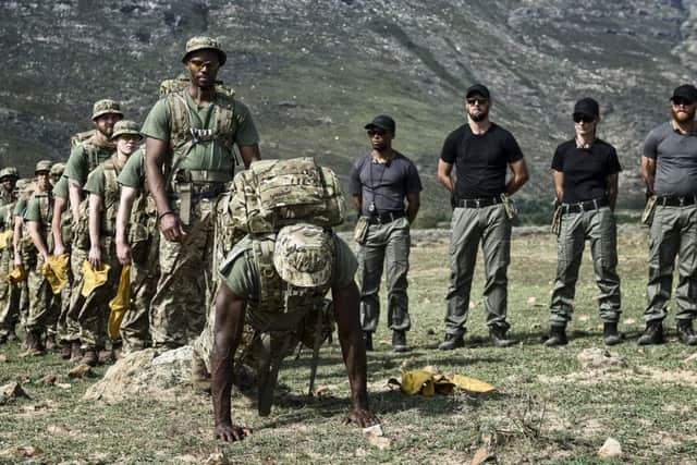 Special Forces: Ultimate Hell Week  Picture Shows: A punishment is dished out to one of the recruits for addressing the Colonel by the wrong name  - (C) BBC - Photographer: Joe Alblas