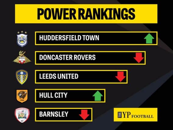 Huddersfield Town moved above Leeds United and Doncaster Rovers at the top