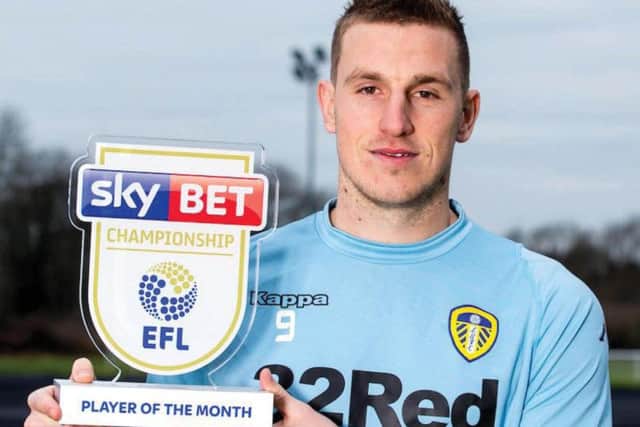 Chris Wood won the Championship player of the month award for January