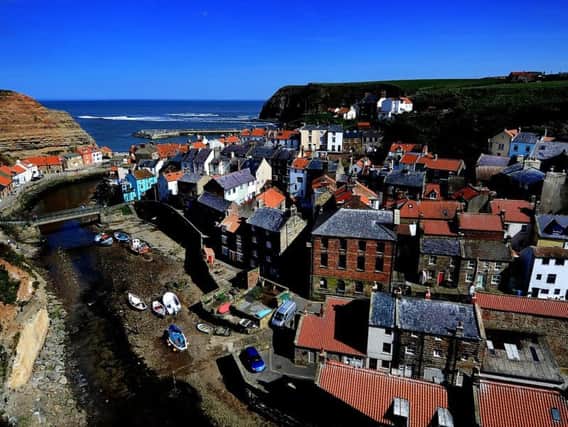 The village of Staithes.
