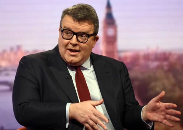 Labour deputy leader Tom Watson on BBC1's The Andrew Marr Show.