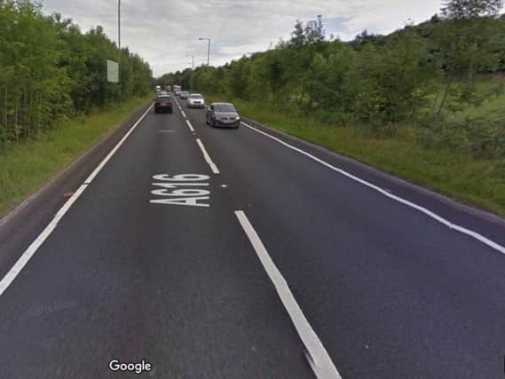 The A616 near Tankersley. Photo: Google