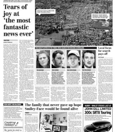 How The Yorkshire Post covered the discovery of Shannon Matthews and the conviction of her kidnappers
