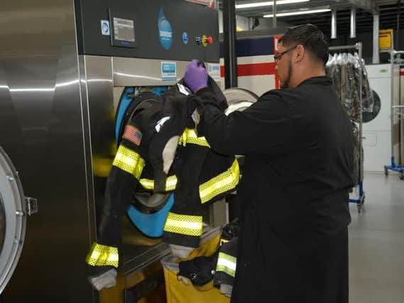 Xeros said its cleaning system will extend the life of expensive firefighting garments.