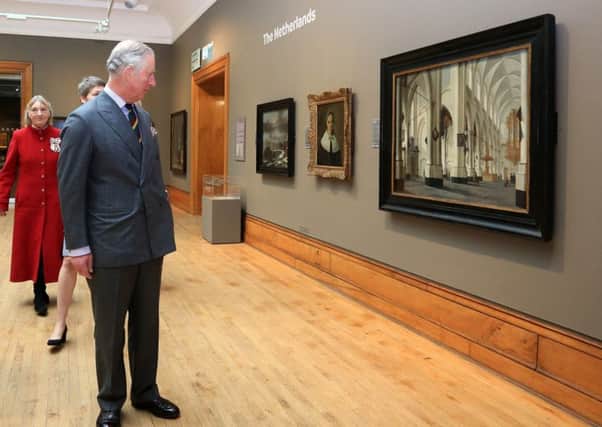 Prince Charles visits the newly-refurbished Ferens Art Gallery.