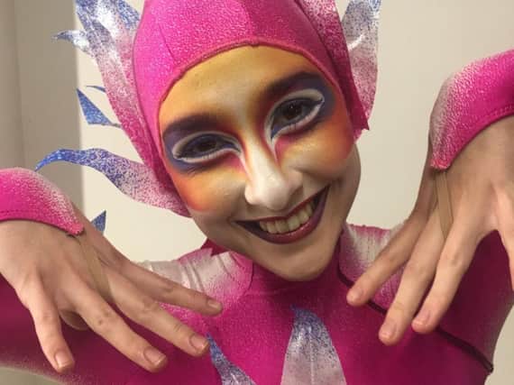 Emily McCarthy is made up to be coming home to perform in Cirque du Soleil's Varekai, Tales of The Forest, at Leeds First Direct Arena, Wednesday to Sunday, February 22 to 26, 2017.