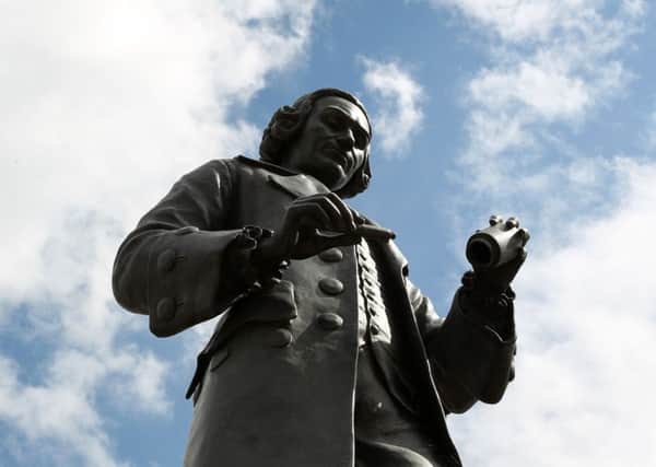 The Joseph Priestley statue in Birstall.