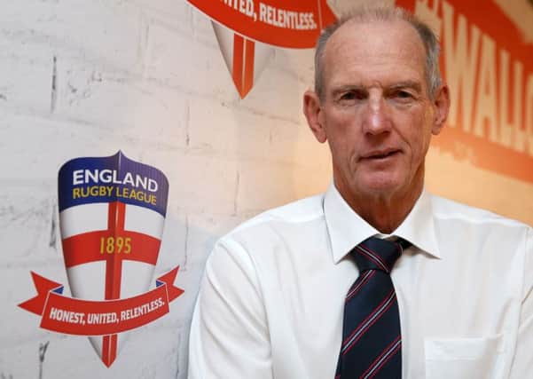 England head coach Wayne Bennett (Picture: Martin Rickett/PA Wire).