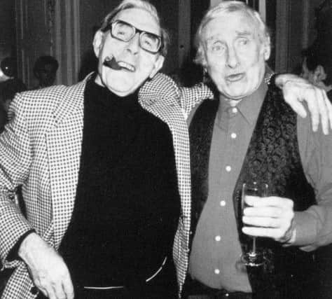Memories of Milligan: Spike Milligan with Eric Sykes. Picture courtesy of Norma Farnes.