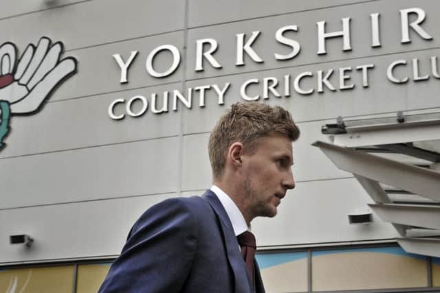 Yorkshire's Joe Root, the new England Cricket Club captain, pictured at Headingley. (Picture: Tony Johnson)