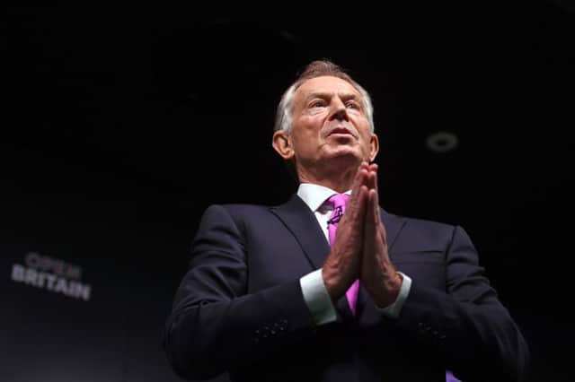 Former Prime Minister Tony Blair during his speech on Brexit at an Open Britain event in central London.  (Photo: PA)