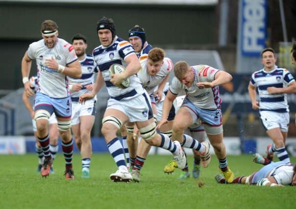 Chasing shadows: Rotherham Titans last time out against Yorkshire Carnegie