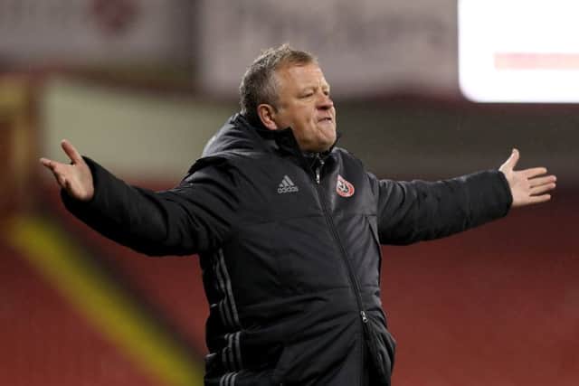 'We're in a great position' - Sheffield United manager, Chris Wilder. Picture: Jamie Tyerman/Sportimage