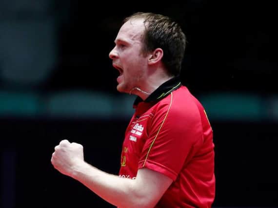 Paul Drinkhall was seaded sixth at the Indian Open (Photo: ITTF)