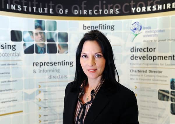 Natalie Sykes, the new chairman of the Young Director's Forum at the Institute of Directors.