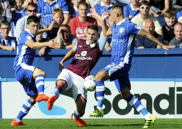 CONTRASTING FORTUNES: Sheffield Wednesday are enjoying a better campaign than their West Midlands counterparts, Aston Villa. Picture: Steve Ellis.