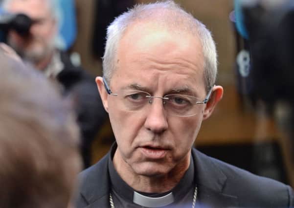Justin Welby is the Archbishop of Canterbury.
