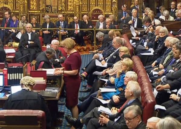 Members of the House of Lords debate Brexit.