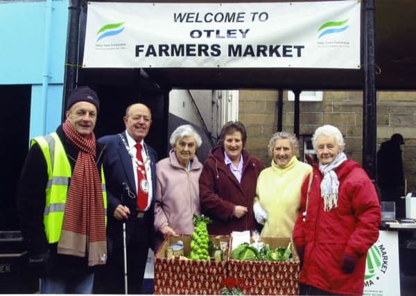 House buyers are attracted to the farmers' market in Otley