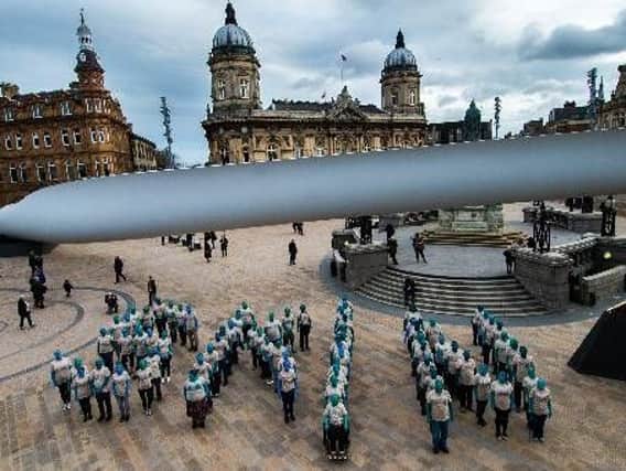 Sea of Hull participants spell out "Skin" ahead of major new exhibition exploring the nude body