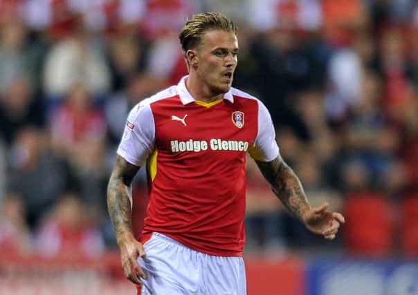 Rotherham United striker Danny Ward has overcome injury issues and impressed in training (Picture: Tony Johnson).