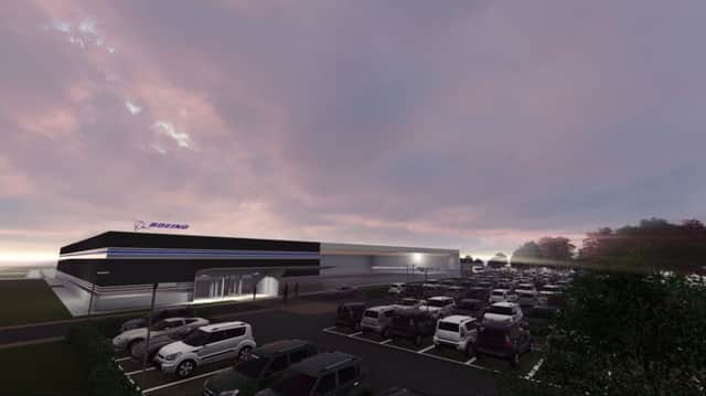 How Boeing's new Sheffield factory could look.