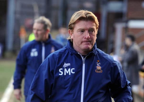 Bradford City manager Stuart McCall (Picture: Tony Johnson).