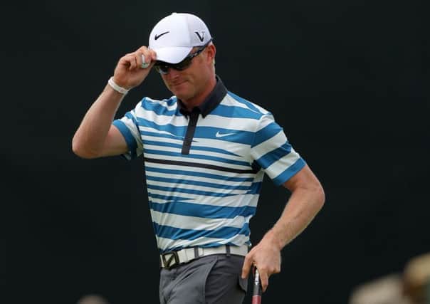 Simon Dyson added a second-round 69 to his opening 71 in the Joburg Open.