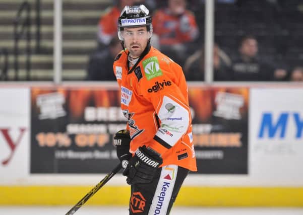 HELLO AGAIN: Sheffield Steelers' defenceman, Rod Sarich. Picture: Dean Woolley.