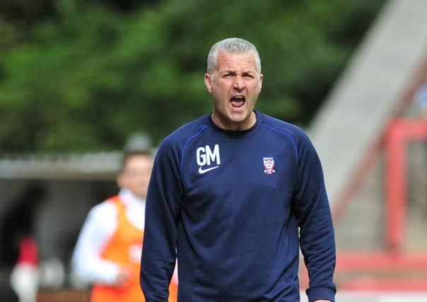 York City manager Gary Mills. Picture: PA.