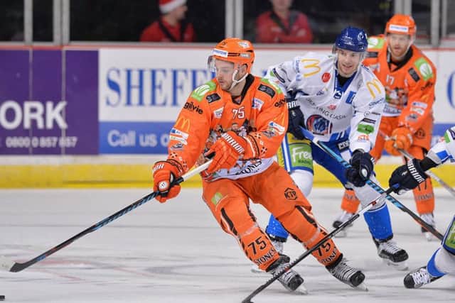 MISSING: Sheffield Steelers were without Robert Dowd in Fife. Picture; Dean Woolley.
