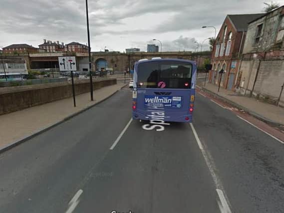 The man approached the woman in Spital Hill Road, Sheffield. Picture: Google